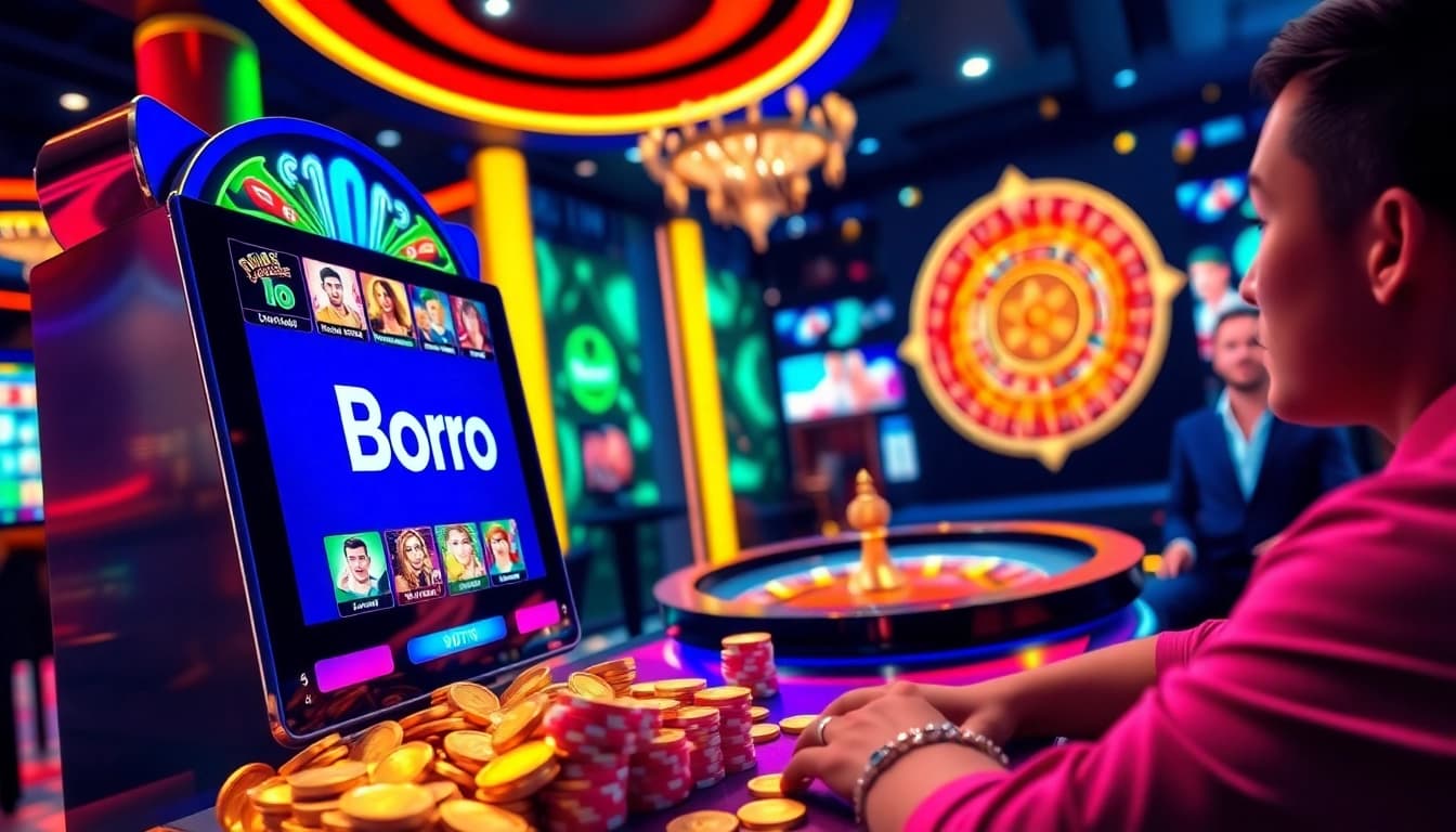Experience the thrill of Bro138 at a luxurious digital casino, highlighting excitement and professional gaming.