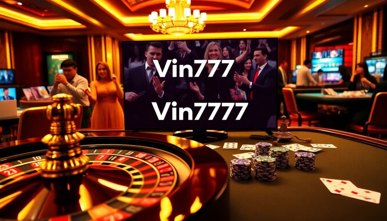 Experience the excitement of Vin777 with captivating casino games and professional players.
