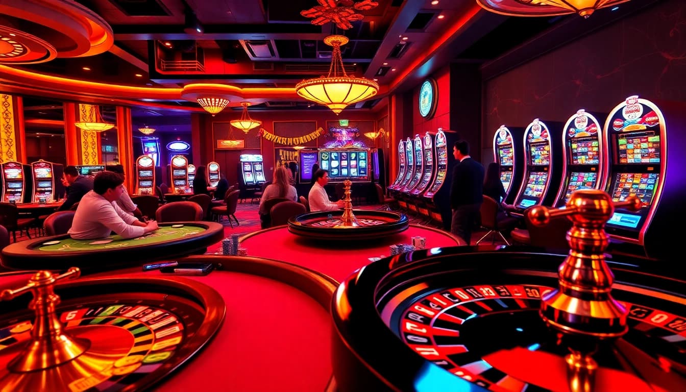 Experience the excitement of gambling with 600bet at a vibrant casino featuring games and players.