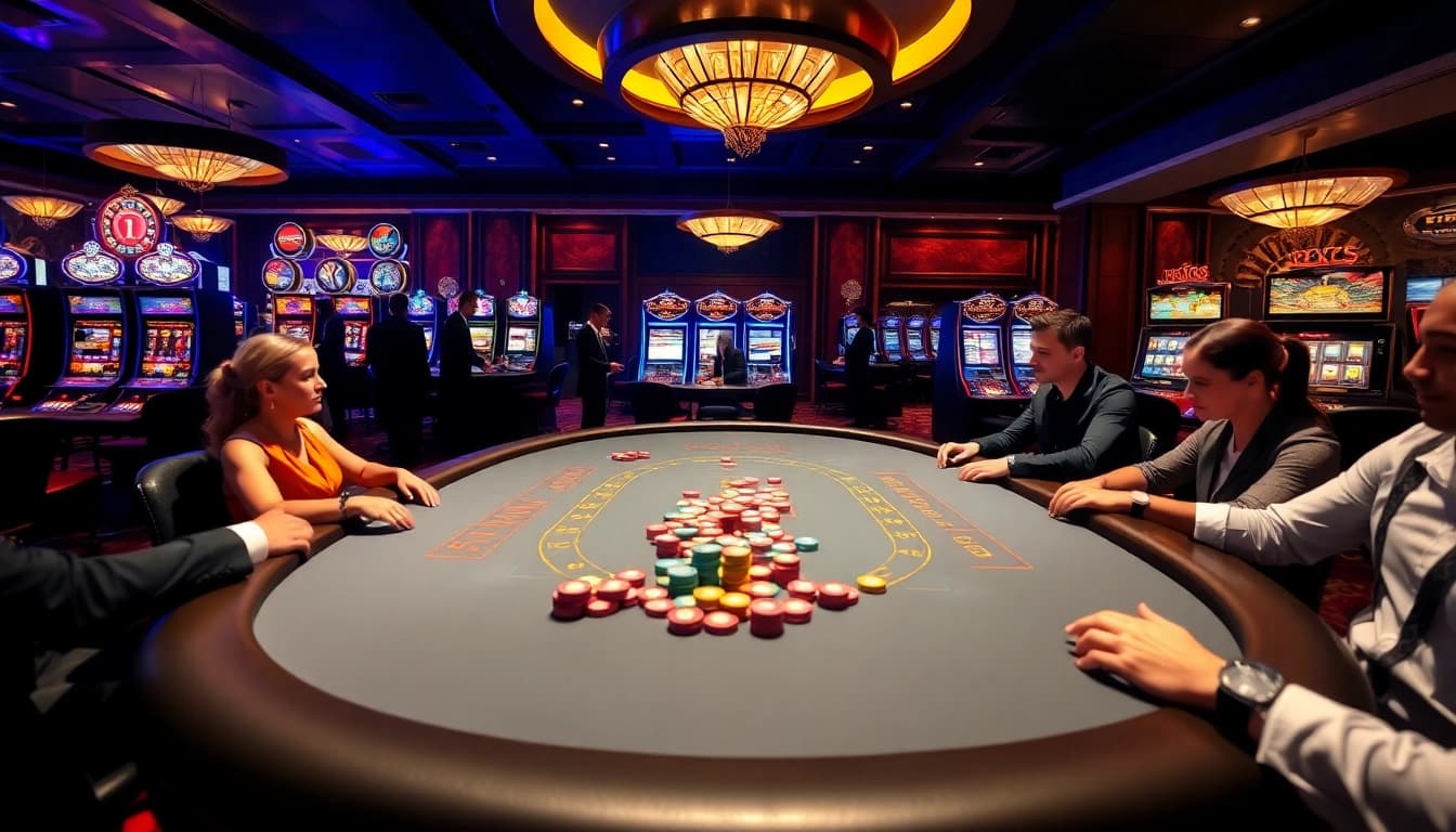 High-stakes poker action at https://xx88.nl/ with players enjoying an exciting casino experience.