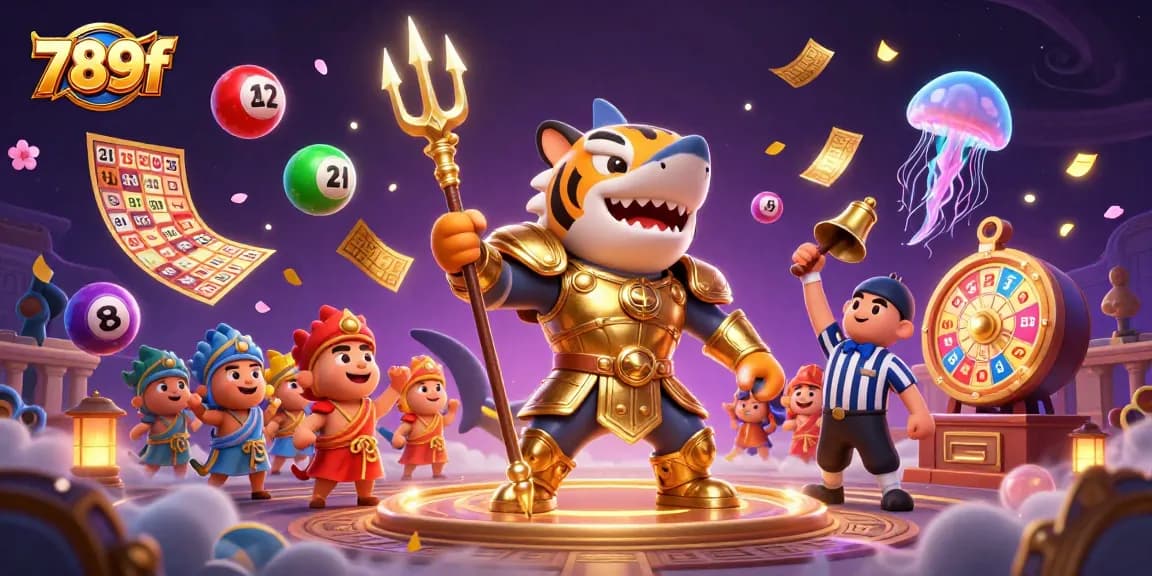 Engage with the thrilling games at 789f, featuring a dynamic underwater casino scene.