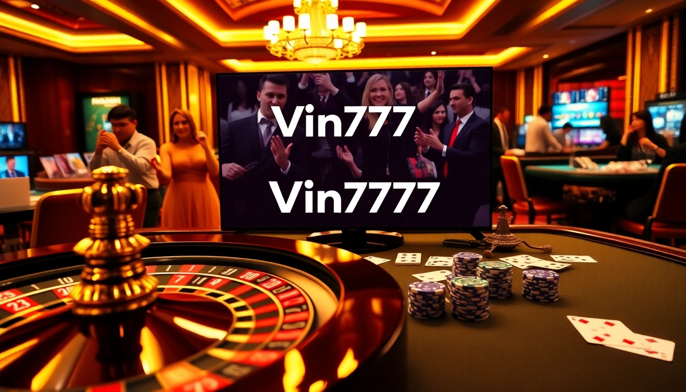 Experience the excitement of Vin777 with captivating casino games and professional players.