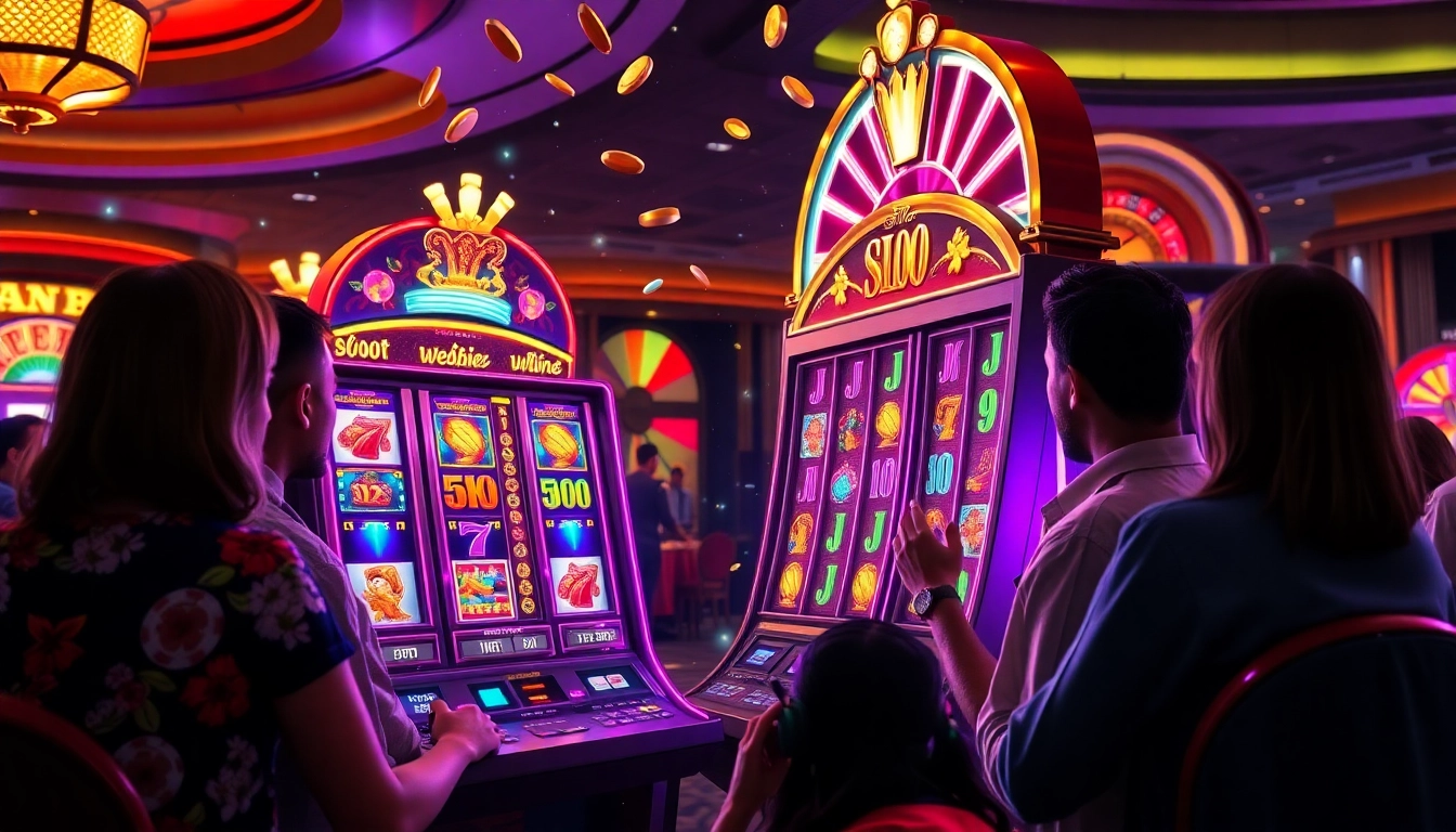 Experience the excitement of winning big at a vibrant online casino with link gacor slot machines.