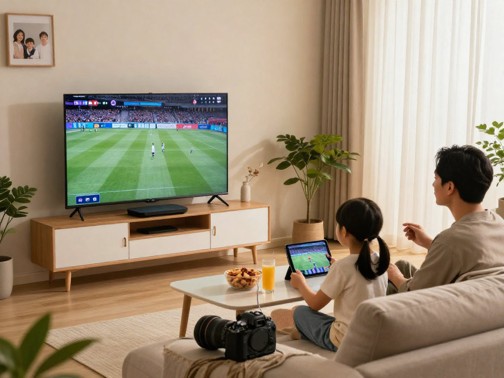 Family enjoying various IPTV services in a cozy living room, read this detailed ranking of the best options for 2026.