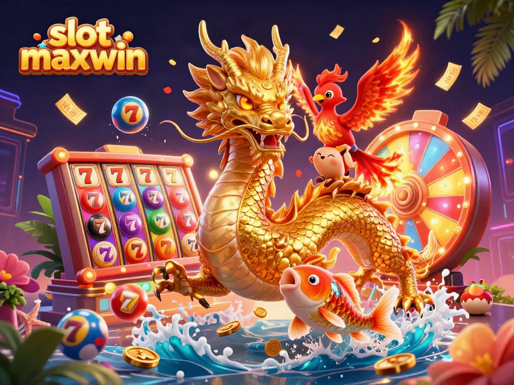 Spin the reels for epic wins with slot maxwin in this dynamic casino scene.