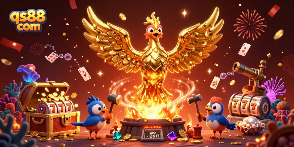 Experience exhilarating gameplay at qs88 com while winning golden treasures in a vibrant casino themed world.