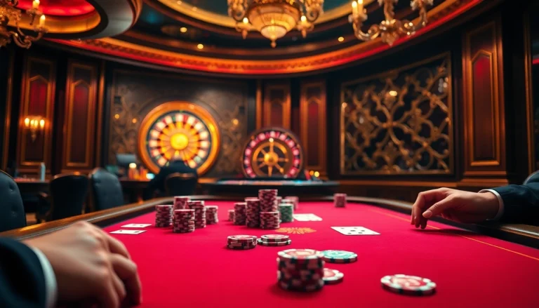 Experience high-stakes poker and excitement at mg188's luxurious casino.
