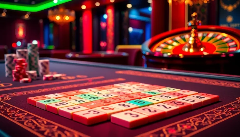 הנאה ממשחק מרתק ברמיקוב אונליין עם אריחים צבעוניים ואווירת קזינו.