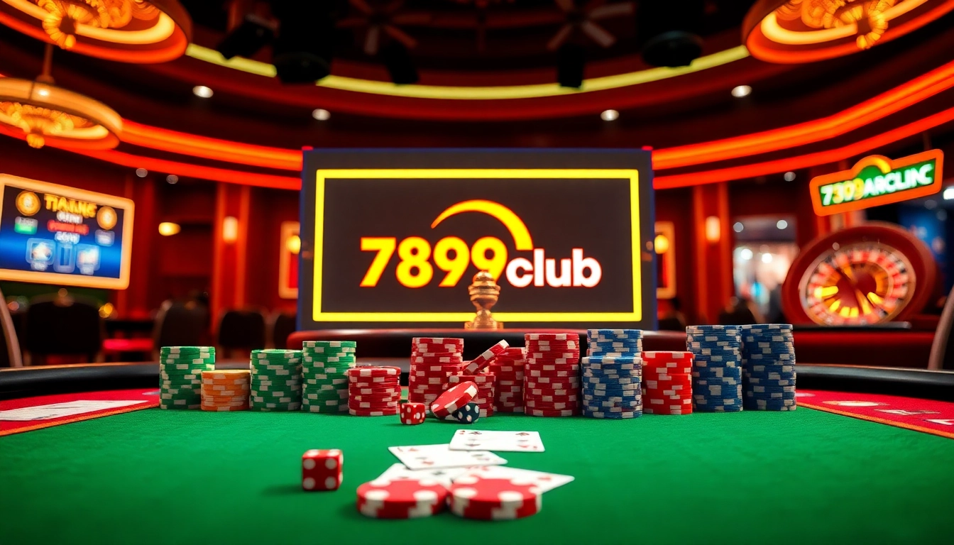 Experience the excitement of 789club with vibrant poker games and casino ambiance