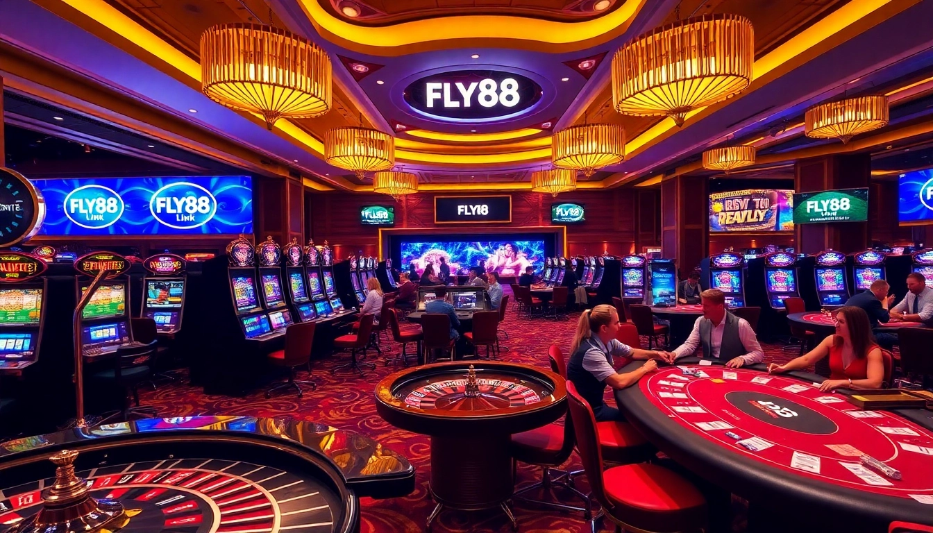 Experience the thrill at FLY88 Link with engaging casino games and vibrant atmosphere.