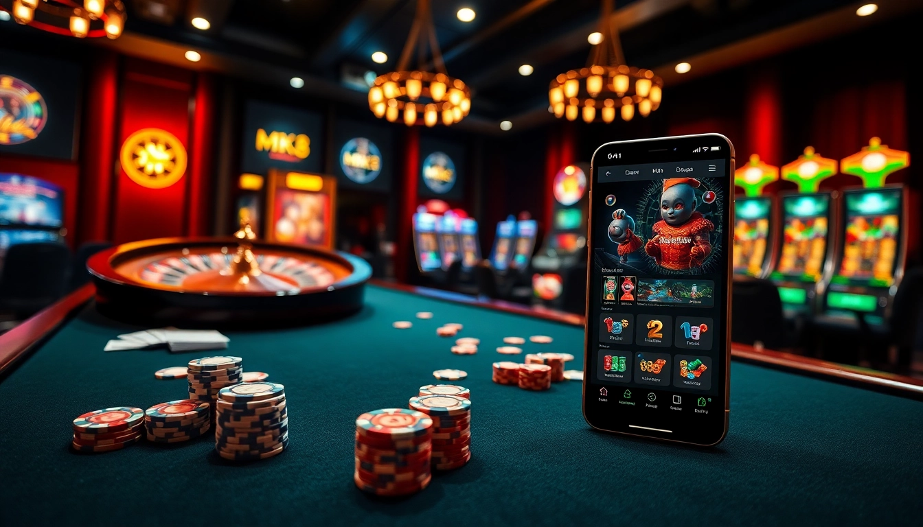 Experience the thrill of MK8 with exciting casino games and betting action in a vibrant gambling scene.