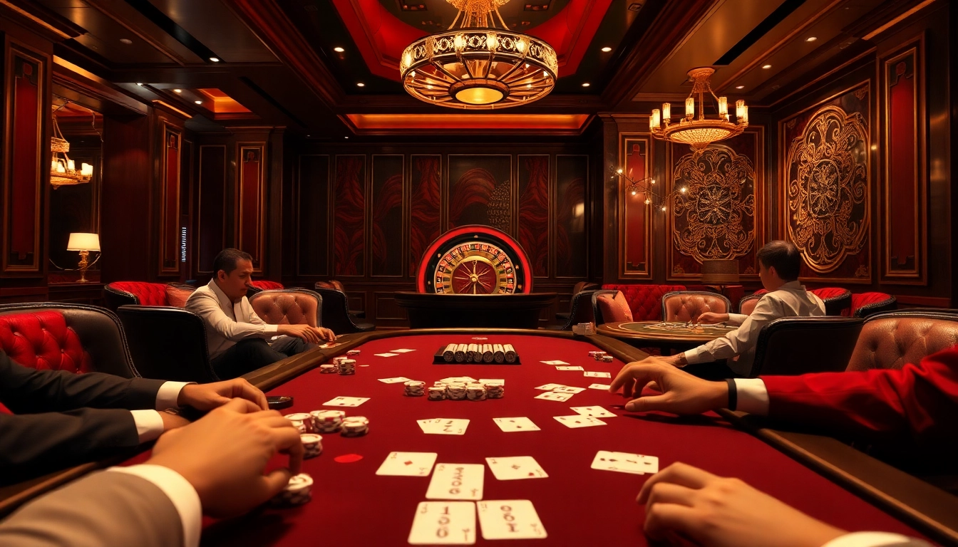 שחק פוקר בסכומי הימור גבוהים ב-7xl עם שולחנות יוקרתיים ואווירה תוססת.